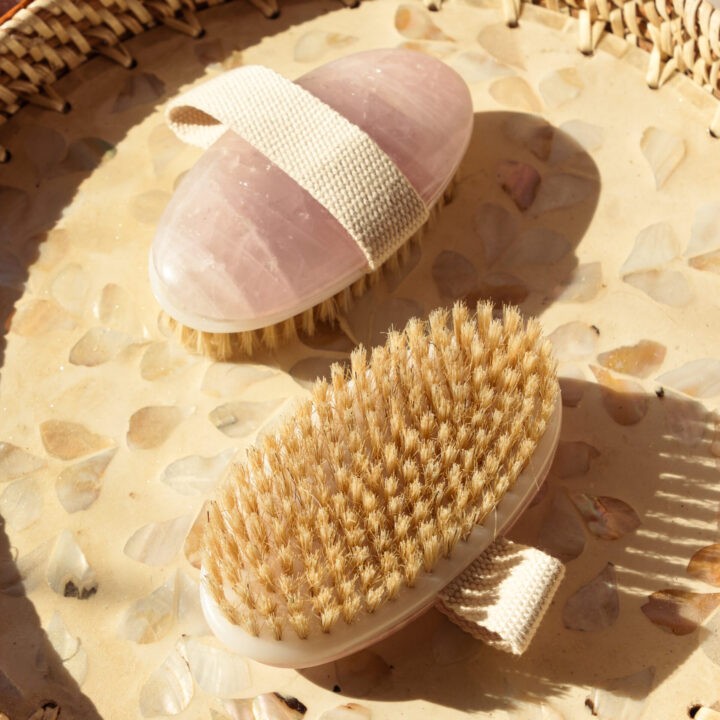 Rose Quartz Body Brush