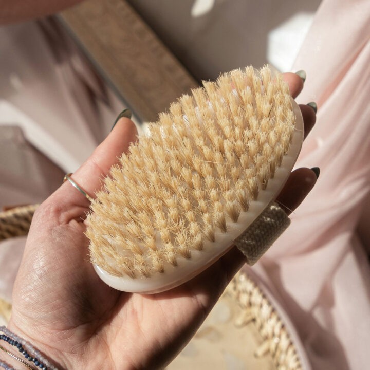 Rose Quartz Body Brush