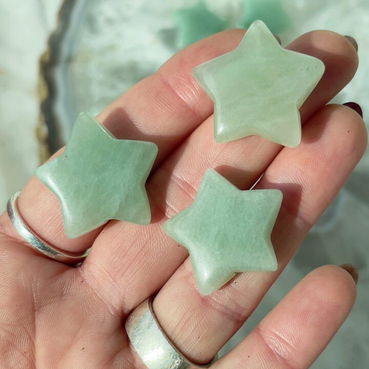 Mini Green Aventurine Star