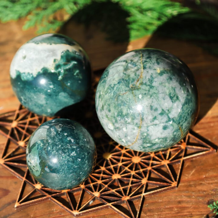 Nurtured by Nature Evergreen Jasper Sphere