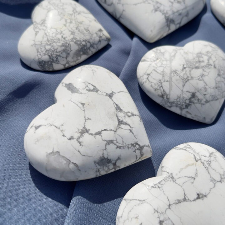 Strength of Spirit Howlite Heart