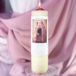 Surrender Beeswax Intention Candle