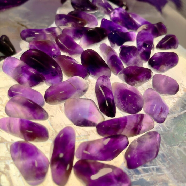 Tumbled Zambian Amethyst