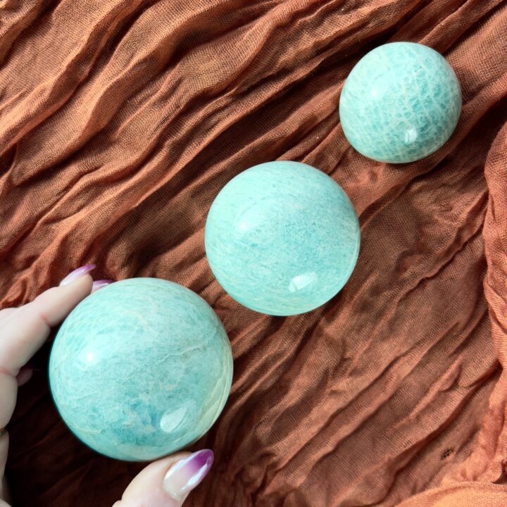 Flashy Amazonite Sphere