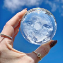 Oracle Eyes Glass Sphere