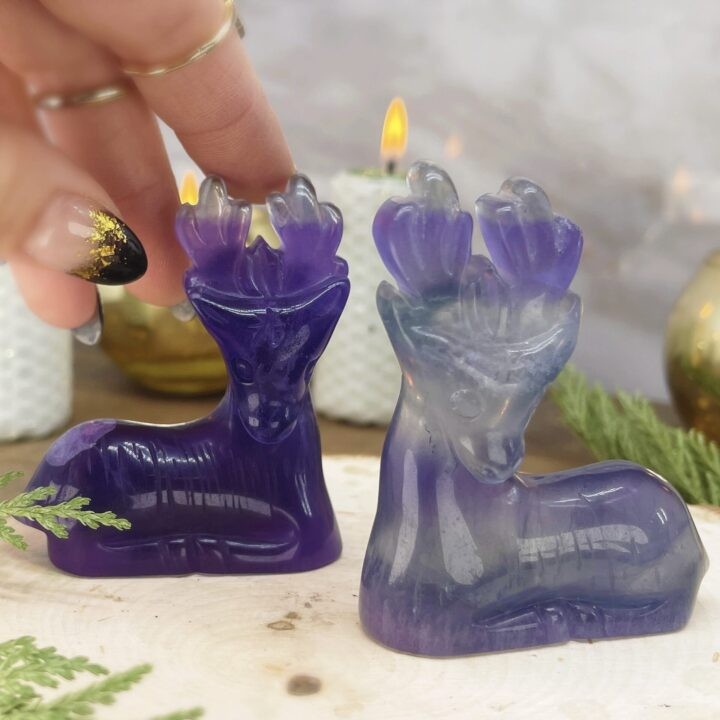 Fluorite Guiding Reindeer