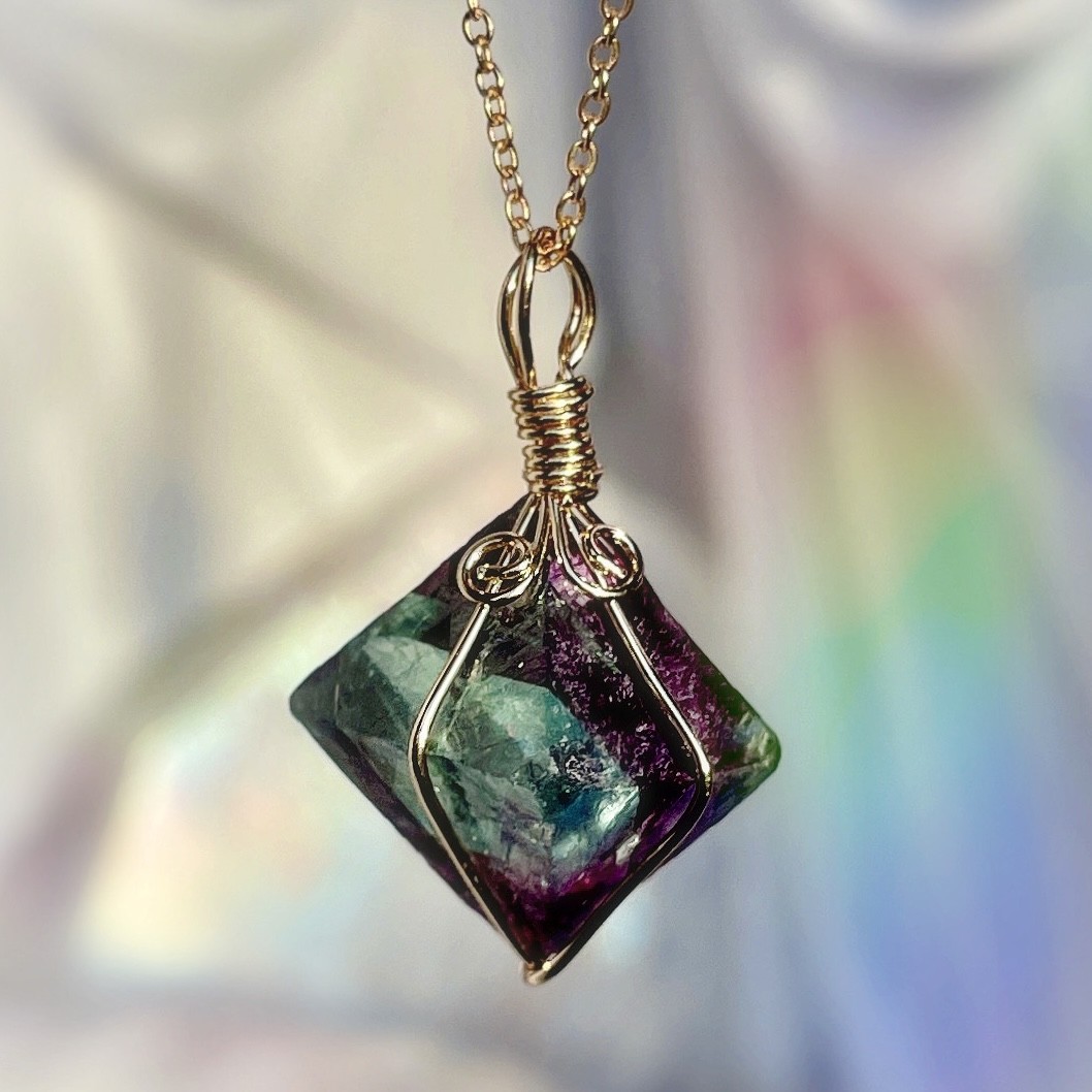 Destiny Path Fluorite Pendant Necklace 2024