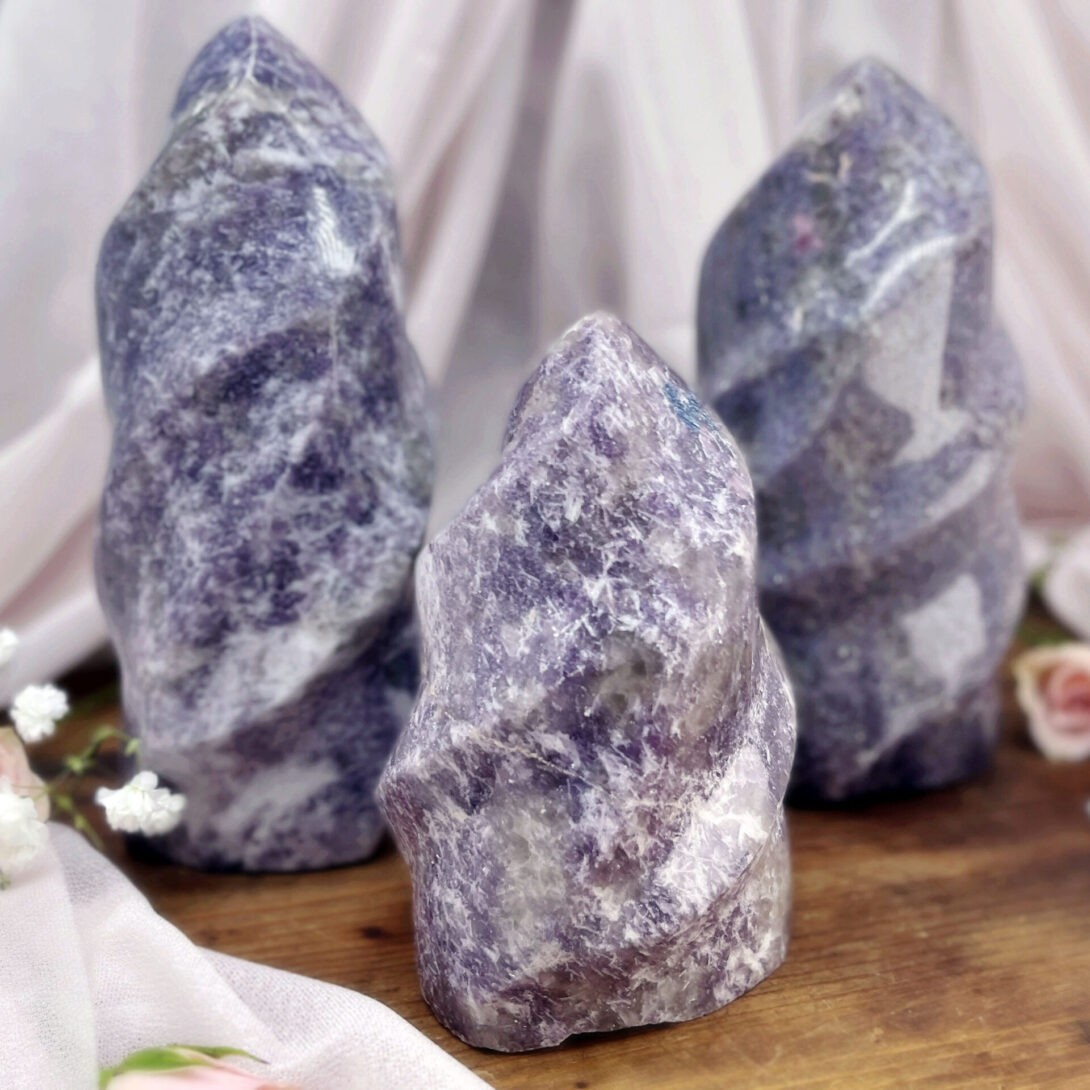 Lepidolite Calming Flame