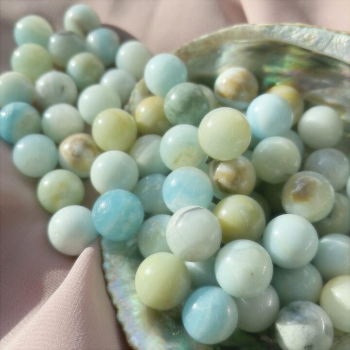 Mini Amazonite Clear Communication Sphere