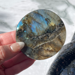 Labradorite Charging Coaster