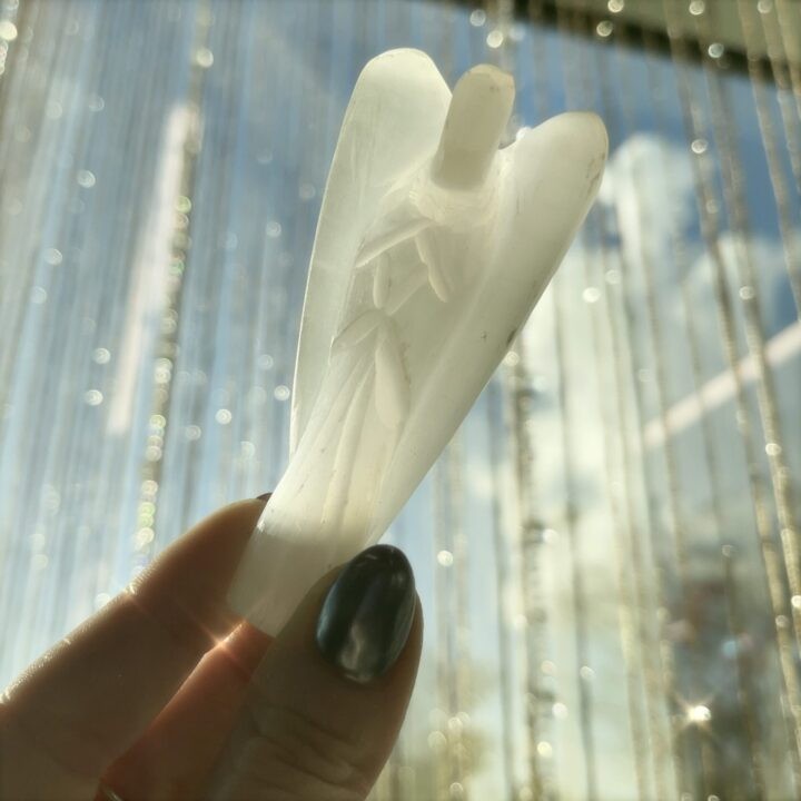 Selenite Angel of Purification