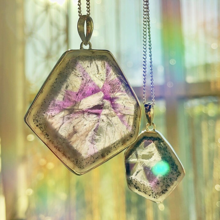 Trapiche Amethyst Spiritual Evolution Pendant