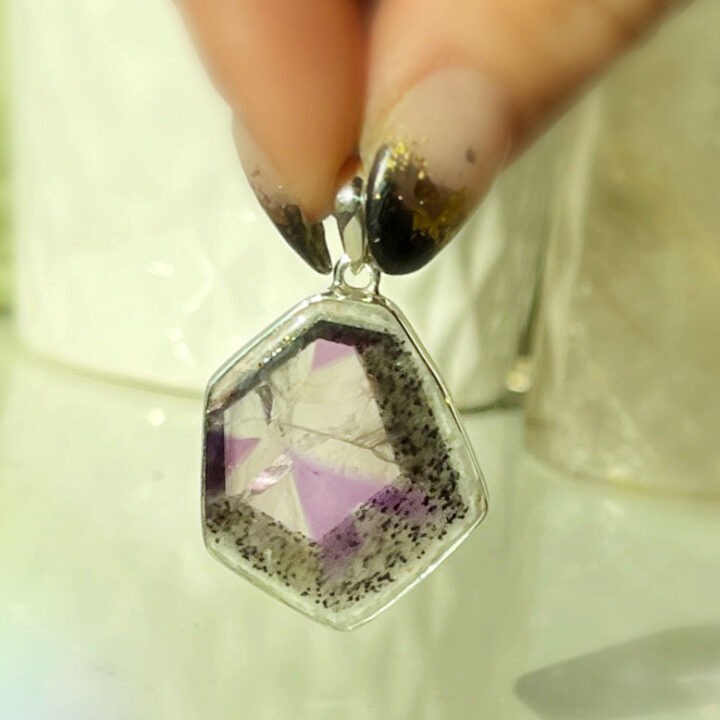 Trapiche Amethyst Spiritual Evolution Pendant