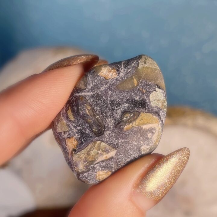 Tumbled Brecciated Fluorite