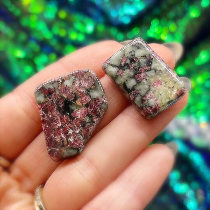 Eudialyte Meditation Stone