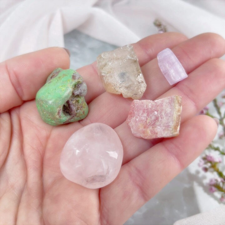 Heart Chakra Gemstone Set