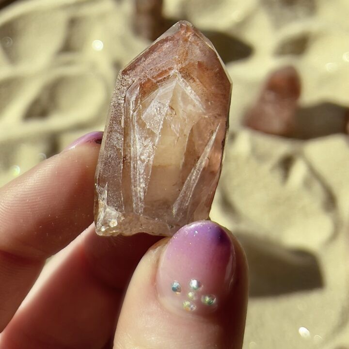 Ishuko Red Phantom Quartz Point