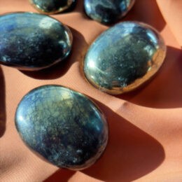 Manifest Your Dreams Covellite and Chalcopyrite Palm Stone