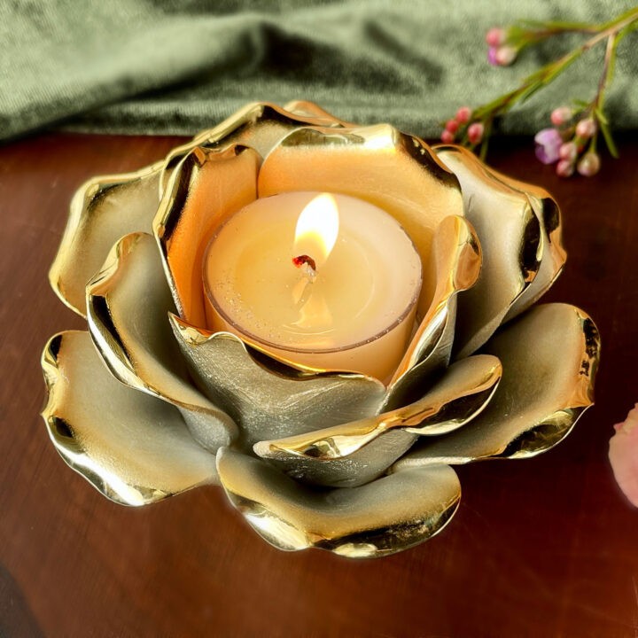 Rose Tea Light Holder