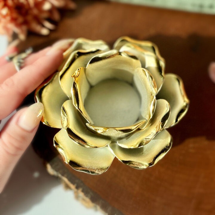 Rose Tea Light Holder