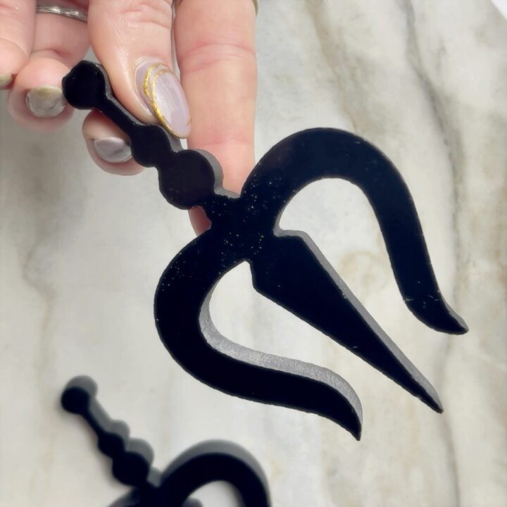 Ultimate Protection Black Obsidian Trishul