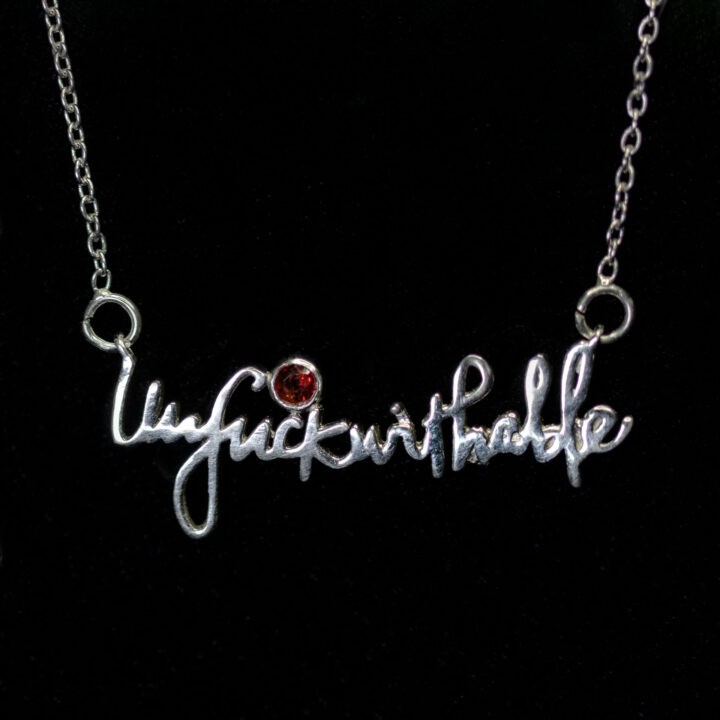 Unfuckwithable Garnet Necklace