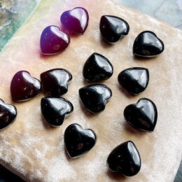 Mini Black Obsidian Heart