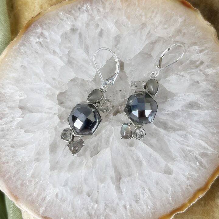 Obstacle Clearing Shungite Earrings