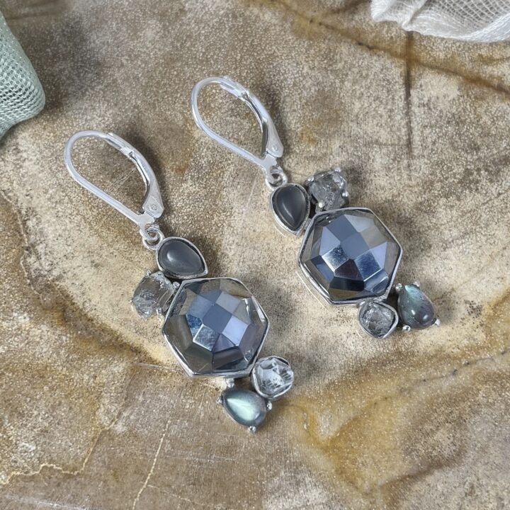 Obstacle Clearing Shungite Earrings