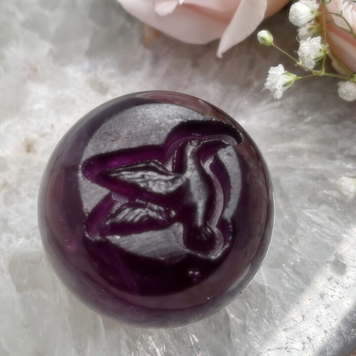 Hummingbird Fluorite Sphere