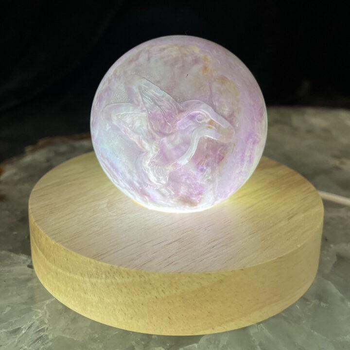 Hummingbird Fluorite Sphere