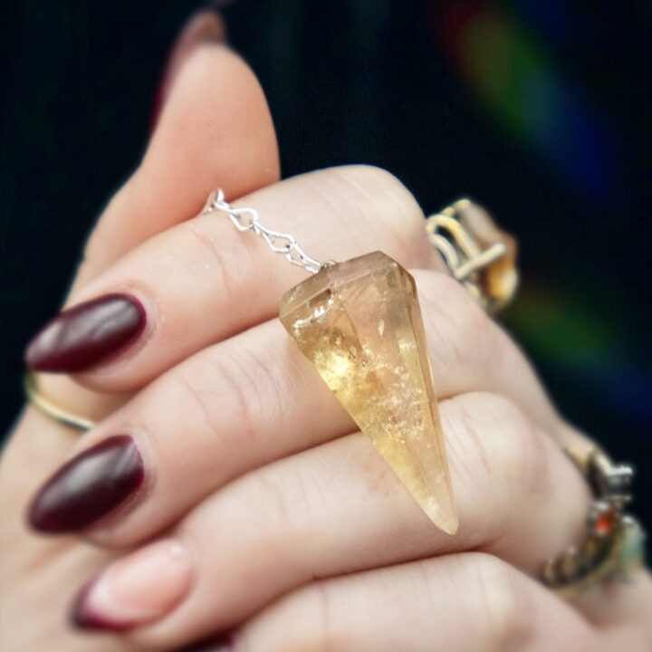 Smoky Citrine Prosperity Pendulum