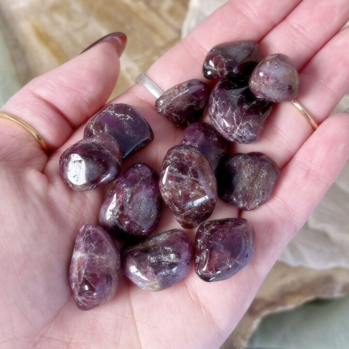 Tumbled Rhodolite Garnet