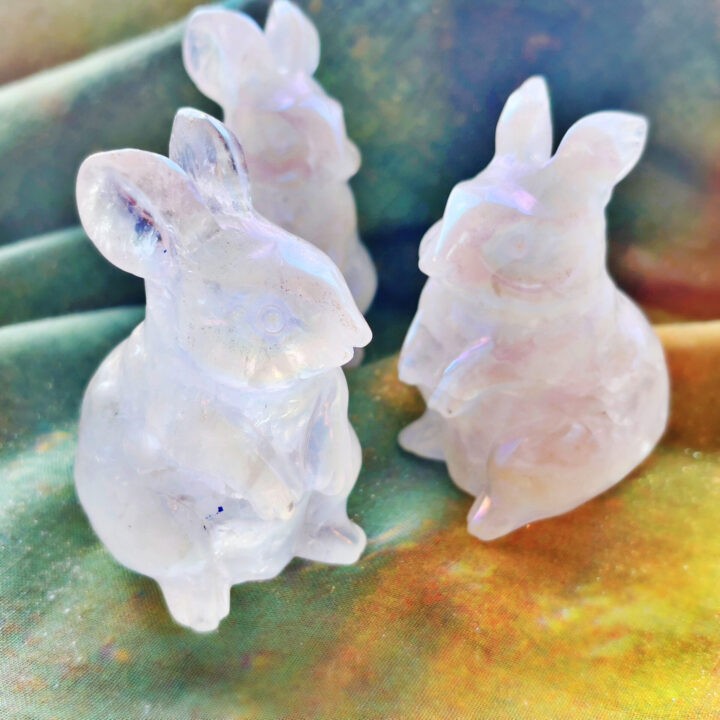 Angel Aura Quartz Chubby Bunny