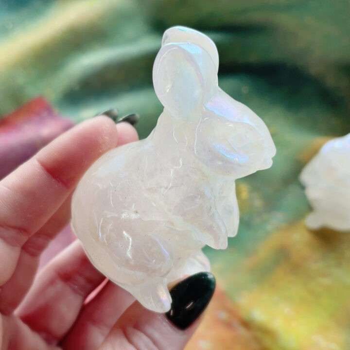 Angel Aura Quartz Easter Bunny