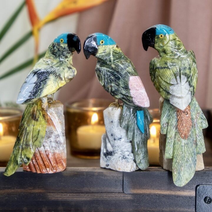 Success and Confidence Jadeite Parrot