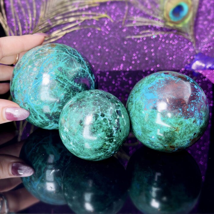 Chrysocolla Sphere