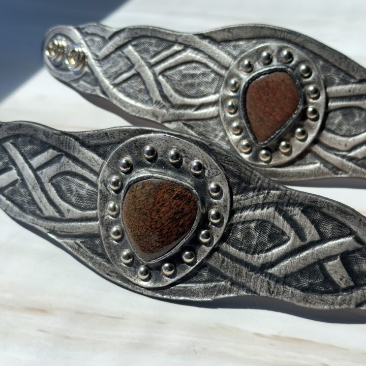 Gemstone Sale: Coprolite Leather Cuff