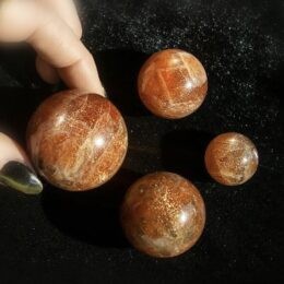Awaken the Leader Within Confetti Sunstone Sphere
