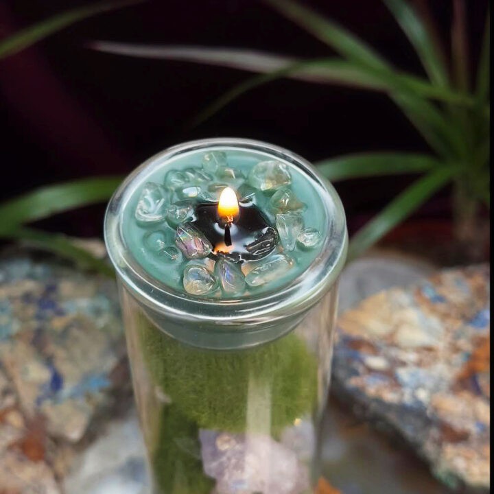 Earth Day Terrarium Tea Light Holder