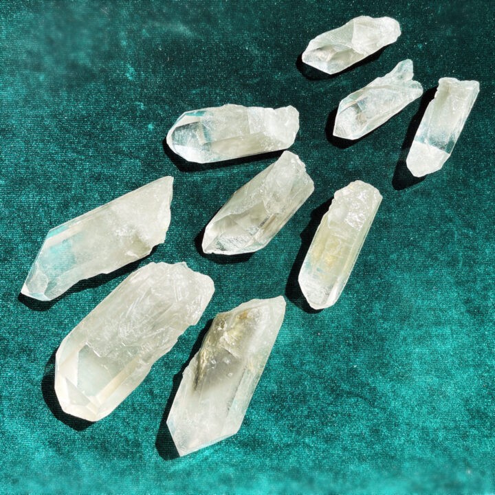 Natural Chlorite Phantom Quartz Point