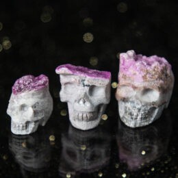 Pink Cobalto Calcite Compassion Skull