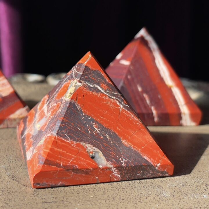 Shed Your Skin Snakeskin Jasper Pyramid