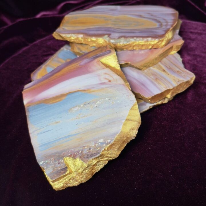 Mookaite Jasper Youthful Beauty Charging Plate