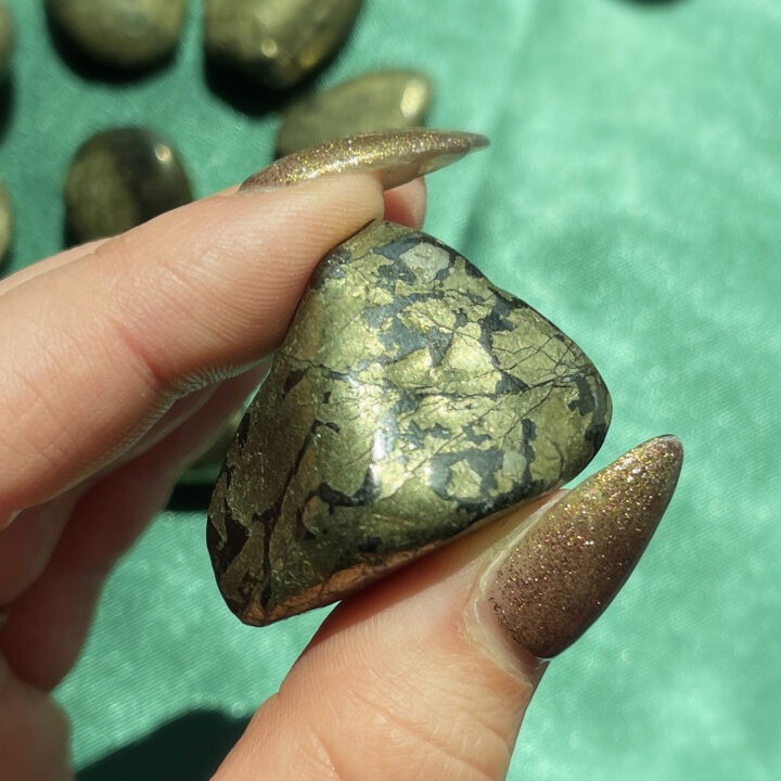 Tumbled Chalcopyrite