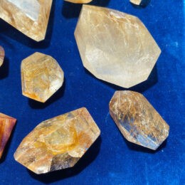 A-Grade Golden Rutilated Quartz Channeling Stone