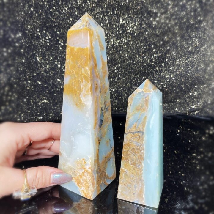 Andean Blue Opal Obelisk