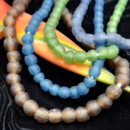 Krobo Sea Glass Bead Necklace