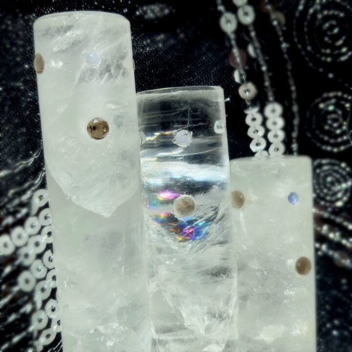 Limited Edition Bejeweled Clear Quartz Harmonizer