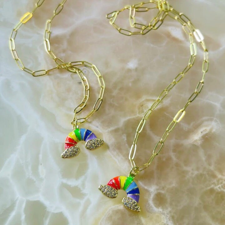 Over the Rainbow Zircon Necklace